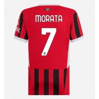 Maglia Calcio AC Milan Alvaro Morata #7 Prima Divisa Donna 2024-25 Manica Corta